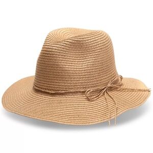 Style & Co Women's Basic Straw Panama Hat One Size Tan 012402